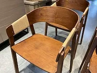 J-line houten eetkamerstoel (4x) - afbeelding 4 van  7