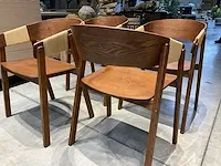 J-line houten eetkamerstoel (4x) - afbeelding 6 van  7