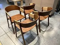 J-line houten eetkamerstoel (4x) - afbeelding 7 van  7