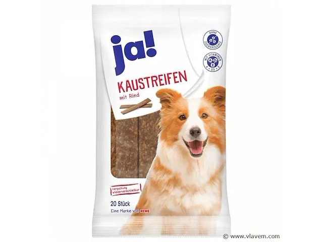Ja! kauwstrips gevogelte, 200g 13 zakken - afbeelding 1 van  1