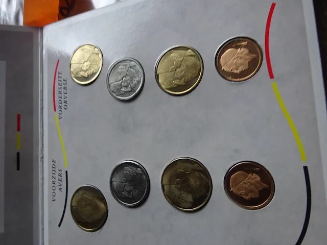 Jaarset 1987 belgië fleur de coins - afbeelding 2 van  3