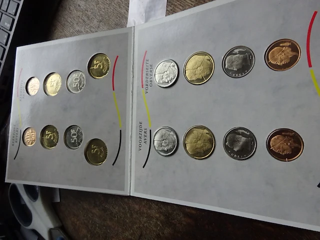 Jaarset 1987 belgië fleur de coins - afbeelding 3 van  3