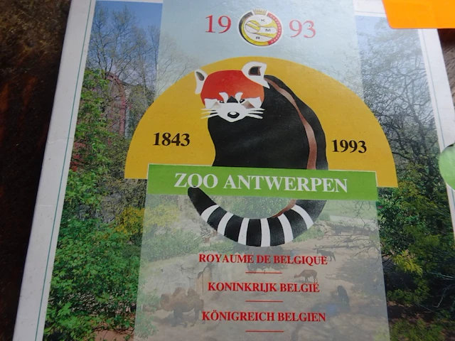 Jaarset 1993 zoo antwerpen fleur de coins - afbeelding 1 van  2