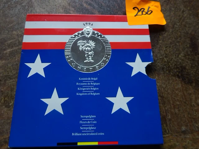 Jaarset 1994 belgië fleur de coins - afbeelding 1 van  2