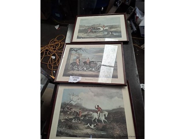 Jachttafereel - afbeelding 1 van  4