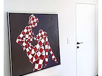 Jack gage – amour - olie op doek - 100x100 cm - afbeelding 9 van  12