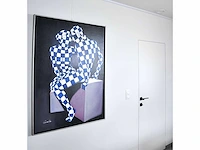 Jack gage – amour en bleu - olie op doek - 120x90 cm - afbeelding 9 van  13