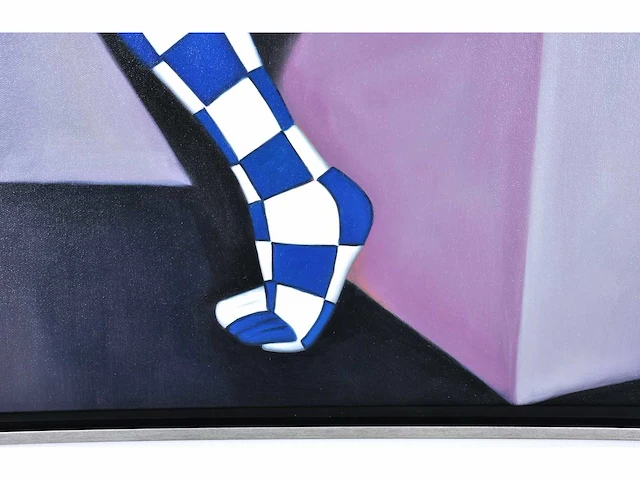 Jack gage – amour en bleu - olie op doek - 120x90 cm - afbeelding 11 van  13