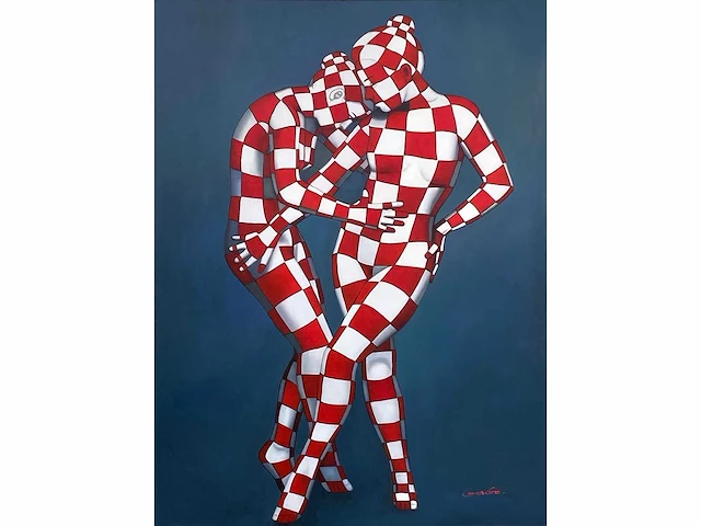 Jack gage – les danseuses - olie op doek - afbeelding 1 van  12