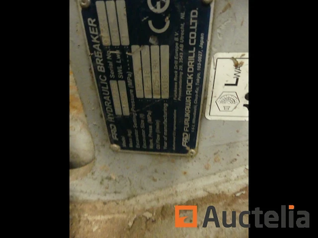 Jackhammer voor hijskraan furukawa fxj225 - afbeelding 5 van  5