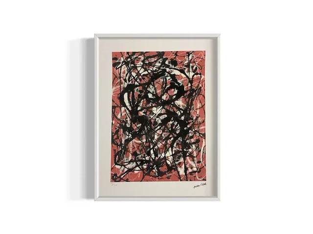 Jackson pollock - gelimiteerde editie - afbeelding 1 van  1
