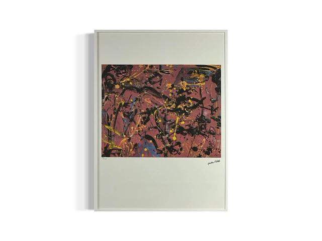 Jackson pollock - gelimiteerde editie - afbeelding 1 van  1