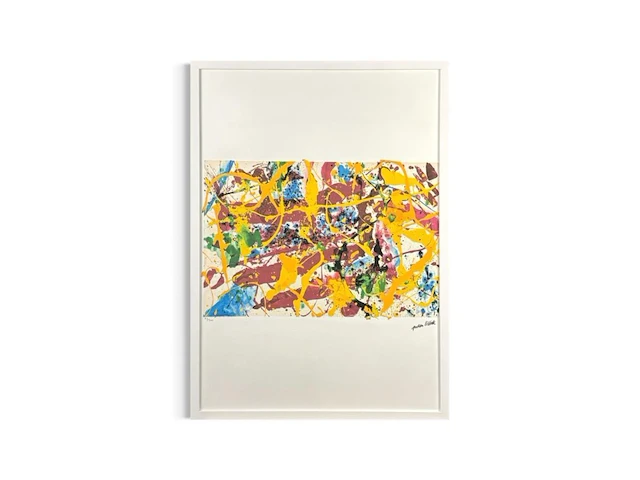 Jackson pollock - gelimiteerde editie - afbeelding 1 van  1
