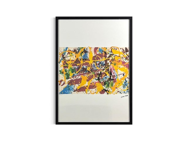 Jackson pollock - gelimiteerde editie - afbeelding 1 van  1