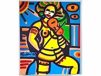 Jacob kanbier (leiden, 1949-2020) - origineel, groot - afbeelding 2 van  6