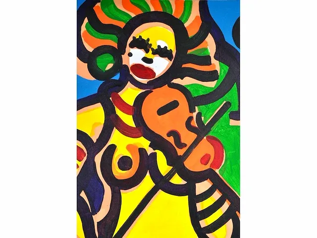 Jacob kanbier (leiden, 1949-2020) - origineel, groot - afbeelding 4 van  6