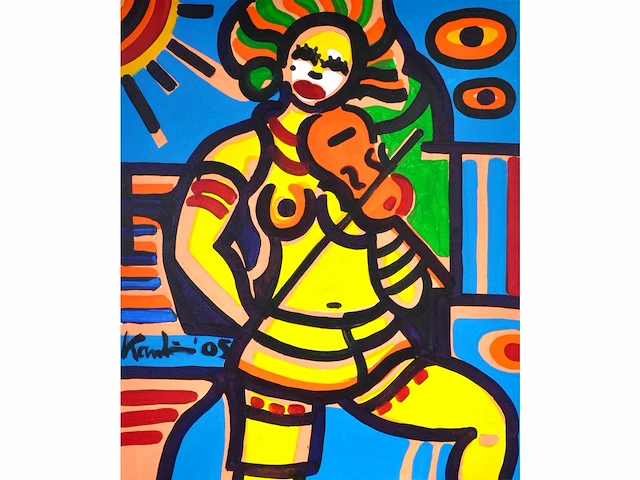 Jacob kanbier (leiden, 1949-2020) - origineel, groot - afbeelding 1 van  6