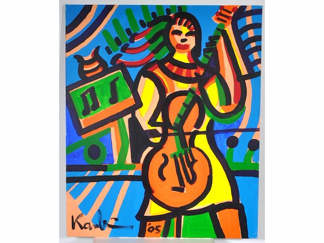 Jacob kanbier (leiden, 1949-2020) - origineel, groot - afbeelding 2 van  6