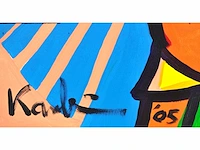 Jacob kanbier (leiden, 1949-2020) - origineel, groot - afbeelding 3 van  6