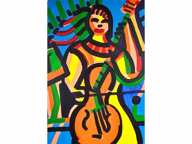 Jacob kanbier (leiden, 1949-2020) - origineel, groot - afbeelding 5 van  6