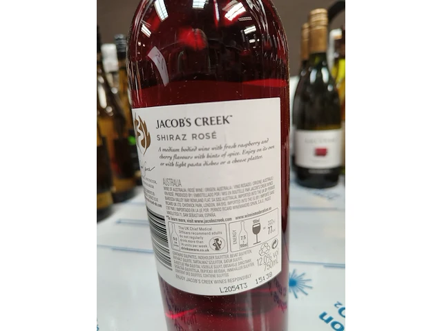 Jacob's creek shiraz rosé 2021 12% - afbeelding 3 van  4