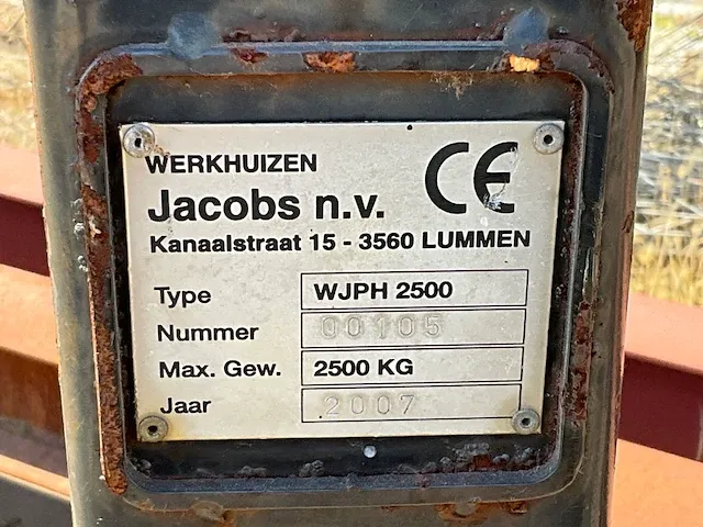 Jacobs nv pallethaak - afbeelding 2 van  3