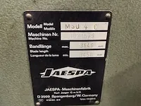 Jaespa msu 4c verticale metaal bandzaag - afbeelding 8 van  9