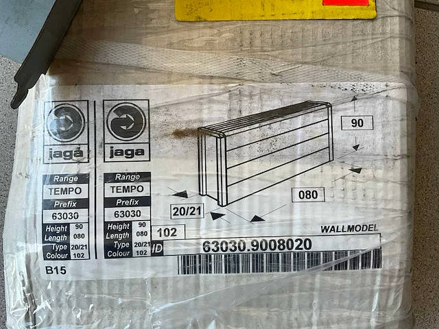 Jaga tempo wand convector - afbeelding 1 van  4
