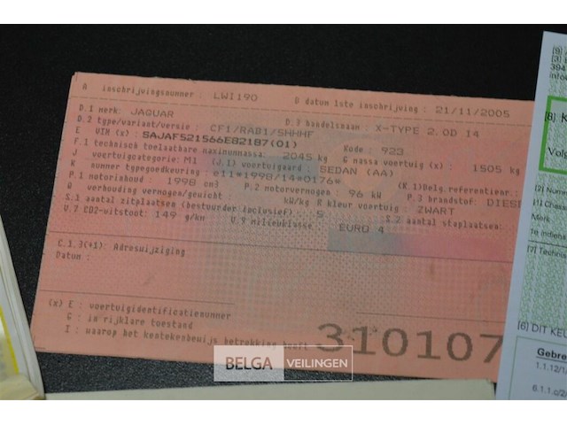 Jaguar x type - afbeelding 10 van  23