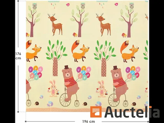 Jakob speelmat voor kinderen 180 x 200 cm - afbeelding 1 van  6
