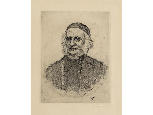 James ensor - gesigneerde ets - afbeelding 1 van  1