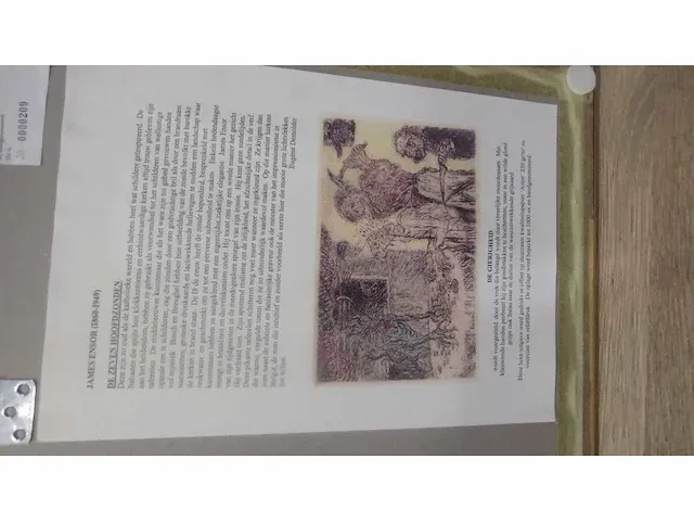 James ensor “de gierigheid” - afbeelding 5 van  5