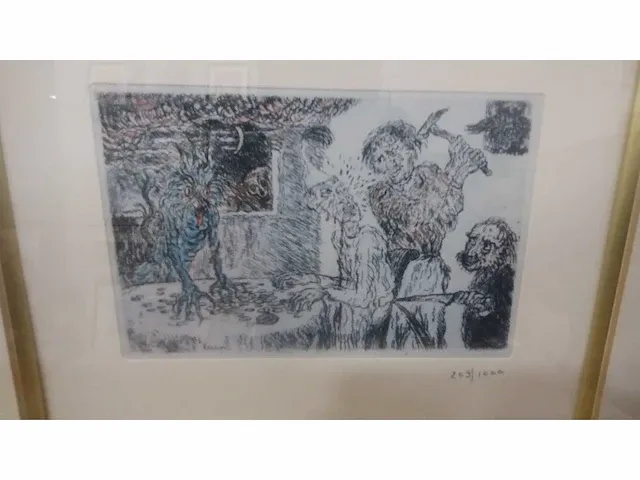 James ensor “de gierigheid” - afbeelding 2 van  5