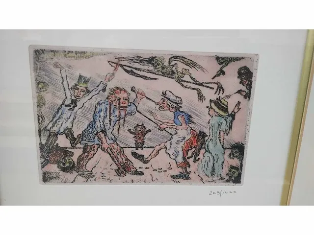 James ensor “de gramaschap” - afbeelding 1 van  7