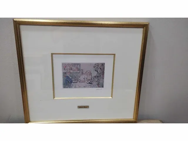James ensor “de gulzigheid” - afbeelding 1 van  4