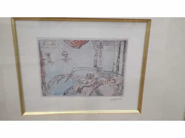 James ensor “de ontucht” - afbeelding 1 van  3