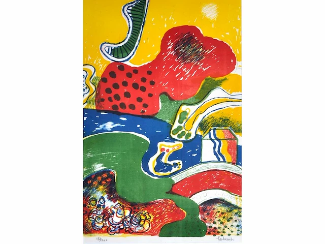 Jan cobbaert - litho - ingelijst - afbeelding 1 van  8