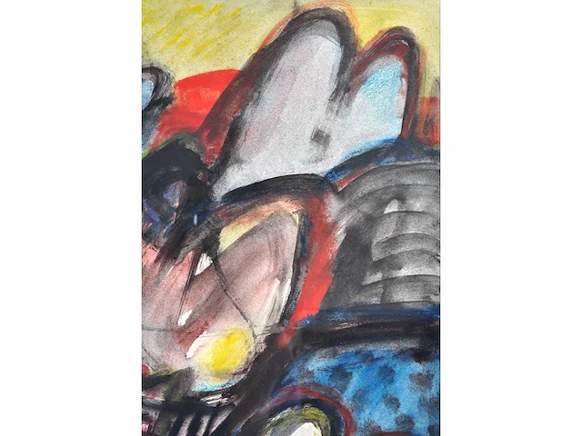 Jan cobbaert (1909-1995) - avond - gouache - afbeelding 4 van  7