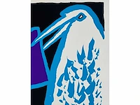 Jan cox - vogel - kleurenlithografie - afbeelding 2 van  5