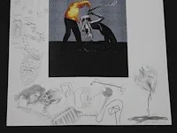 Jan fabre - origineel - tekening en collage - afbeelding 5 van  8