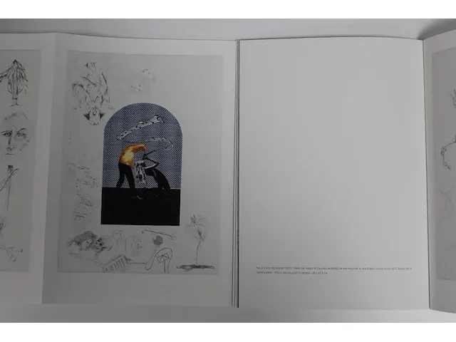 Jan fabre - origineel - tekening en collage - afbeelding 7 van  8
