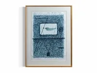 Jan fabre - originele tekening - afbeelding 1 van  1