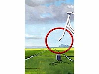 Jan van den brink - holland fiets nr.1 - olie op doek - afbeelding 5 van  8