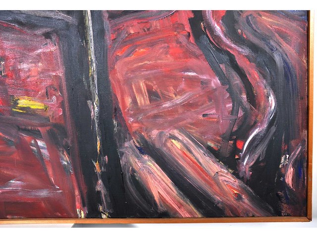 Jan van der pol - stadsgezicht - olie op doek - 200x150 cm - afbeelding 5 van  11