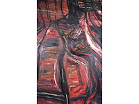 Jan van der pol - stadsgezicht - olie op doek - 200x150 cm - afbeelding 6 van  11