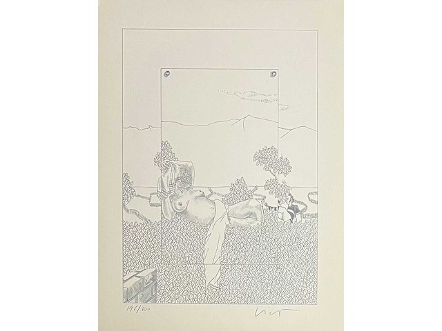 Jan vanriet - lithografie - afbeelding 4 van  7