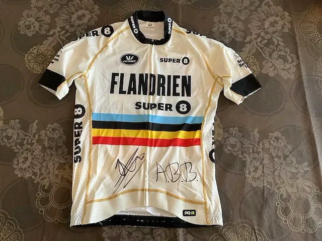 Jan-willem van schip gesigneerd sportshirt - afbeelding 1 van  3