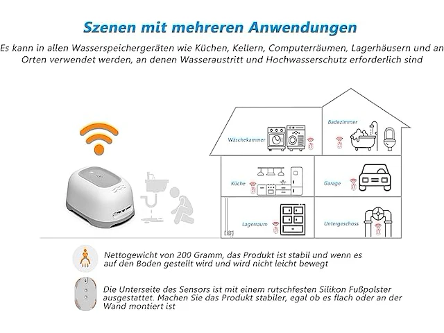 Janeeyre wifi smart home wateralarm - afbeelding 3 van  4