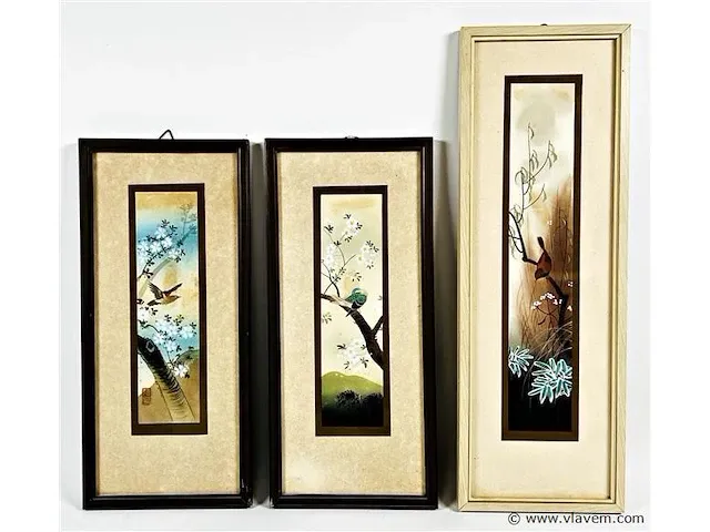 Japanse gouaches - afbeelding 1 van  3
