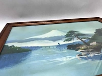 Japanse triptiek schilderijen. begin 1900. - afbeelding 2 van  26